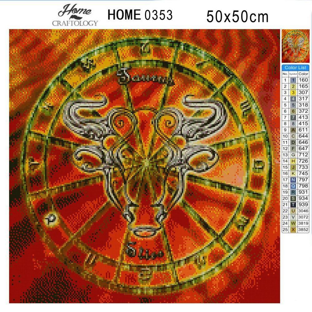 Taurus Horoscope - Diamond Painting Kit - Home Craftology