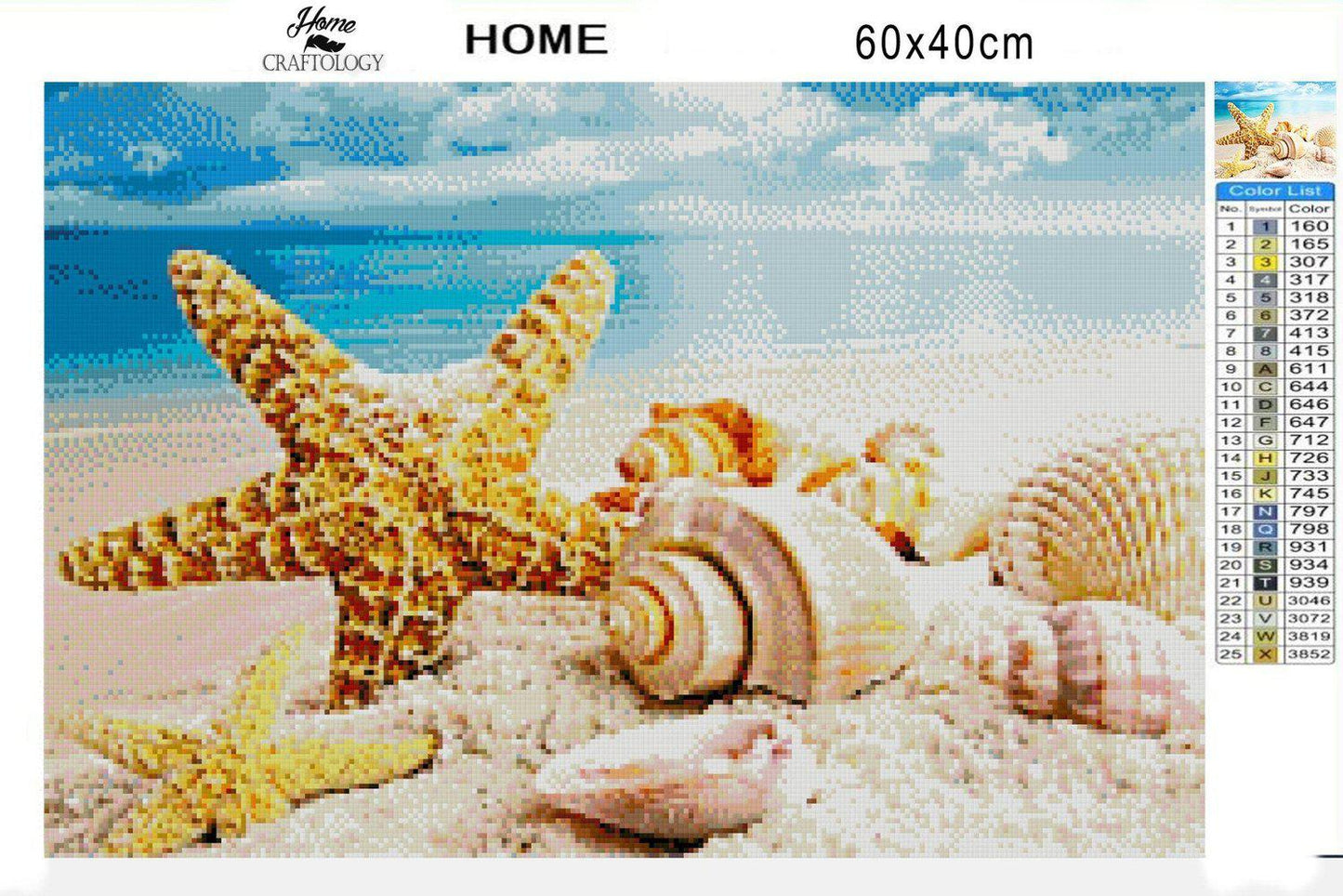 The Beach - Diamond Painting Kit - Home Craftology