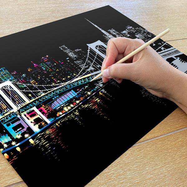 Tokyo, Japan - Scratch Painting Kit