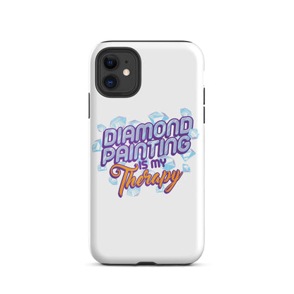 Diamond Painting Is My Therapy Tough iPhone case