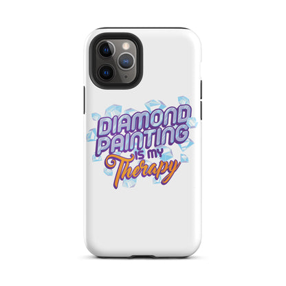 Diamond Painting Is My Therapy Tough iPhone case