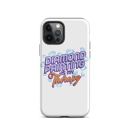 Diamond Painting Is My Therapy Tough iPhone case