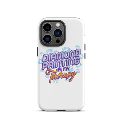 Diamond Painting Is My Therapy Tough iPhone case