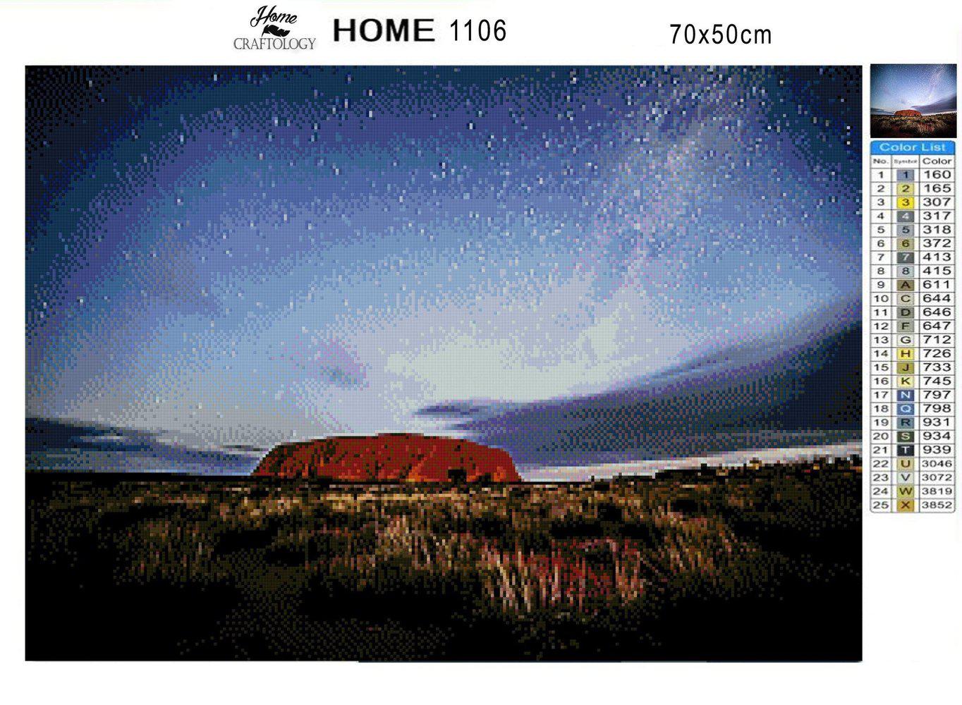 Uluru Australia - Diamond Painting Kit - Home Craftology