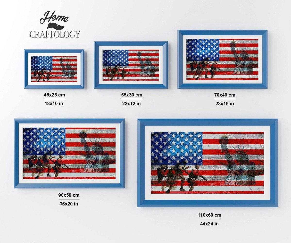 Veteran Tribute - Diamond Painting Kit - Home Craftology