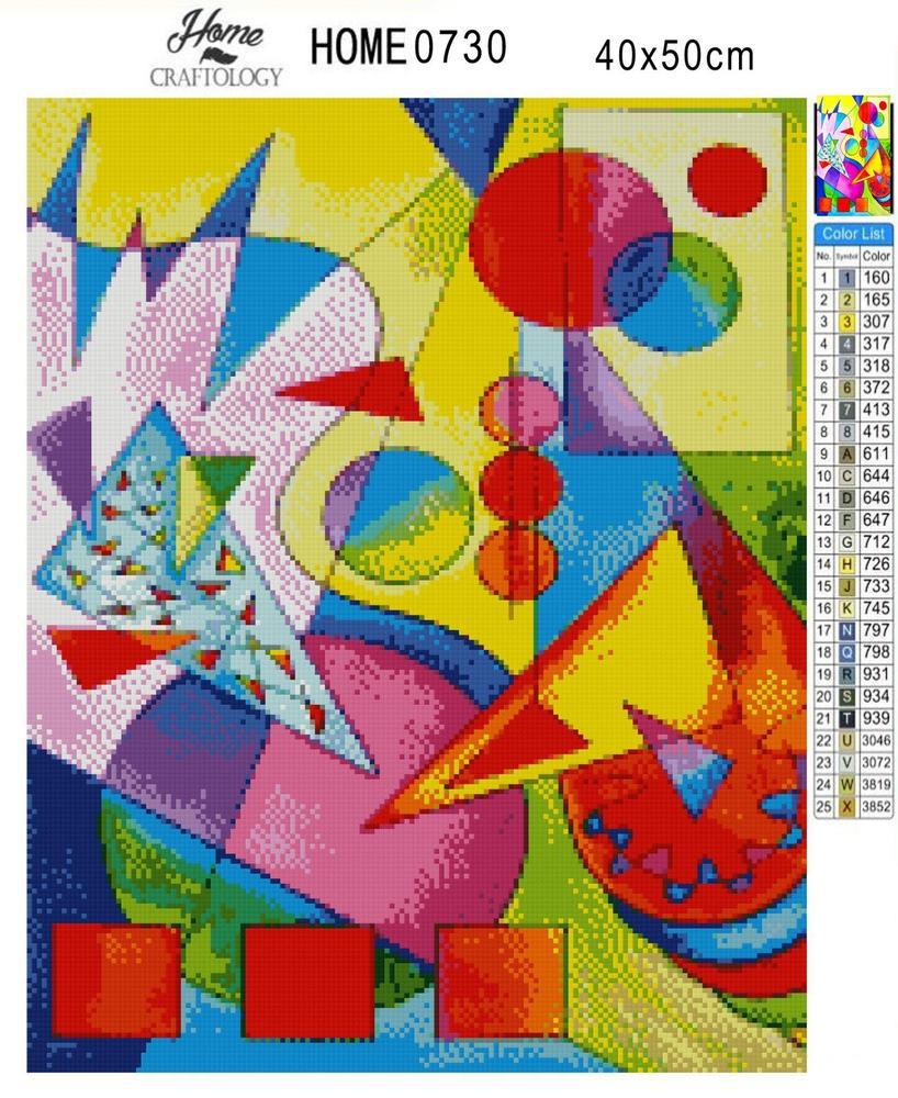 Wassily Kandinsky - Diamond Painting Kit - Home Craftology