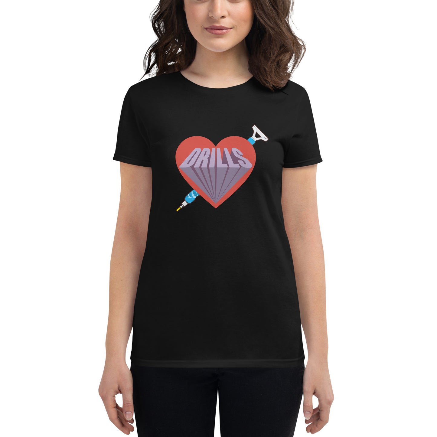 I love Diamond Drills Women's short sleeve t-shirt